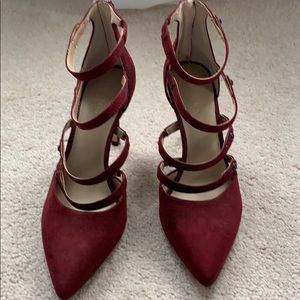 Saks Fifth Avenue suede pump